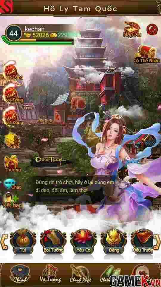 game hồ ly tam quốc